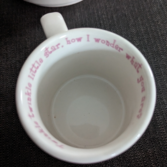 1890 Anderton Pottery England Twinkle Star Fairy Full 3 Piece Set Cup Bowl Plate - Picture 2 of 7